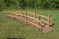 Ponte in legno calpestabile